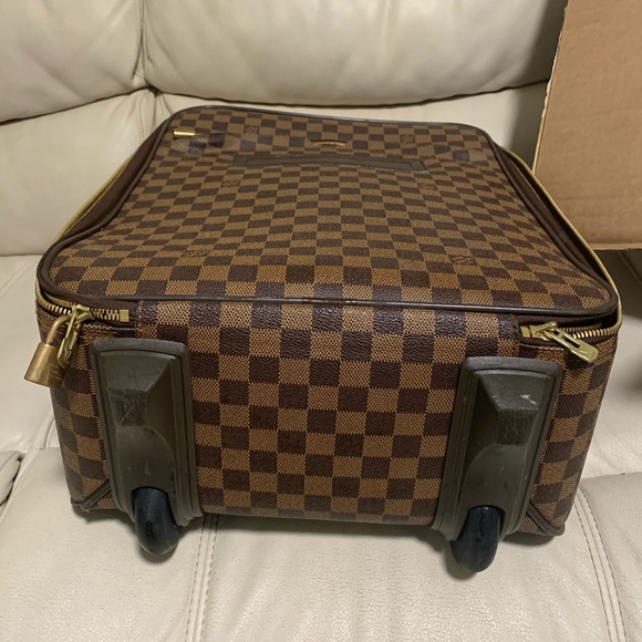 SOLD LOUIS VUITTON PEGASE 45 CARRY-ON D EBENE SUITCASE - Picture 7 of 8